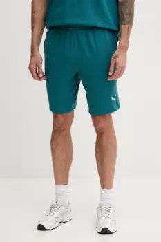 Puma pantaloni scurti de trening pentru barbati, cu bumbac Essential Elevated imagine