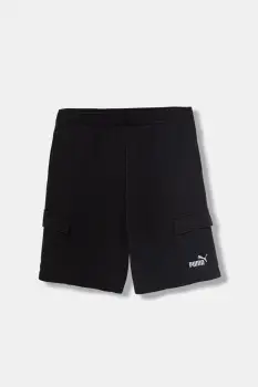 Puma pantaloni scurti de trening pentru copii, cu bumbac ESS No. 1 Logo imagine