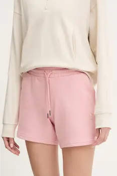 Puma pantaloni scurti din bumbac Essential elevated imagine