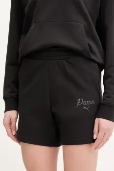 Puma pantaloni scurti Essential Script imagine