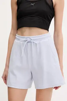 Puma pantaloni scurti femei, neted, high waist, 685062 imagine