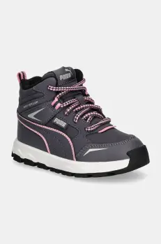 Puma pantofi copii Evolve Trail culoarea gri, 397645 imagine