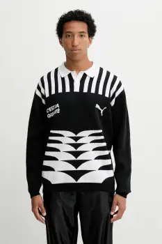 Puma pulover culoarea negru, light, 632512 imagine
