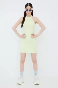 Puma rochie culoarea verde, mini, mulata imagine