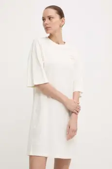 Puma rochie din bumbac BETTER CLASSIC culoarea bej, mini, oversize, 624232 imagine