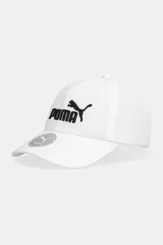 Puma sapca de baseball din bumbac ESS NO.1 LOGO BB Cap Jr culoarea alb, 026554 imagine