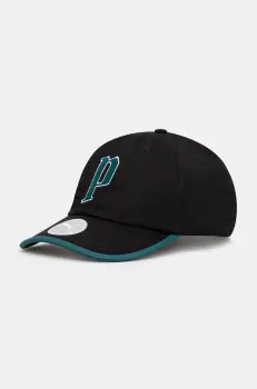 Puma sapca de baseball din bumbac Play Paris Retro Club culoarea negru, cu imprimeu, 025512 imagine