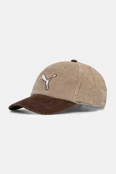 Puma sapca de baseball din catifea culoarea bej, 26384 imagine