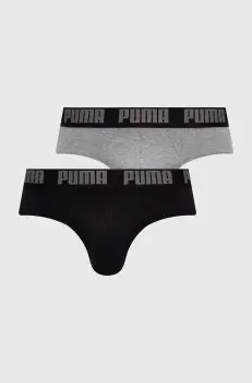 Puma slip 2-pack barbati, culoarea gri, 938322 imagine