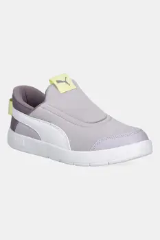 Puma sneakers pentru copii Courtflex v3 SLIPTECH PS culoarea roz, 399734 imagine