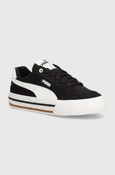 Puma tenisi copii Court Classic Vulc FS JR culoarea negru imagine