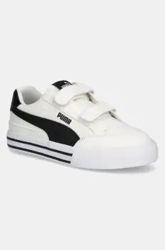 Puma tenisi copii Court Classic Vulc FS V PS culoarea alb imagine
