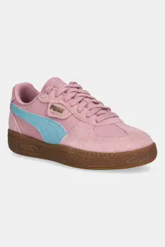 Puma tenisi din piele copii Palermo Moda Jr culoarea roz, 398855 imagine