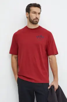 Puma tricou Classics Play Paris barbati, culoarea rosu, neted, 626767 imagine