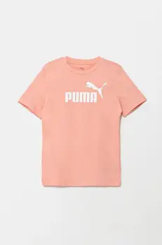 Puma tricou copii ESS No. 1 Logo Tee culoarea portocaliu, 684892 imagine