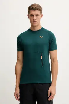 Puma tricou de antrenament culoarea gri, cu imprimeu, 629673 imagine