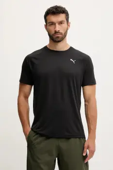 Puma tricou de antrenament culoarea negru, cu imprimeu, 526600 imagine