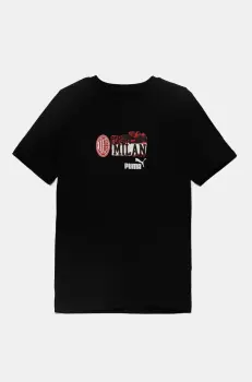 Puma tricou de bumbac pentru copii ACM ftblNRGY Tee culoarea negru, cu imprimeu, 779316 imagine