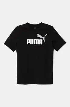 Puma tricou de bumbac pentru copii ESS 2 COLOR No.1 Logo Tee culoarea negru, cu imprimeu, 685778 imagine