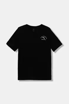 Puma tricou de bumbac pentru copii PUMA CLASS Graphic Tee B culoarea negru, cu imprimeu, 688850 imagine