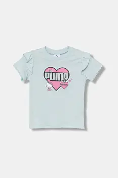 Puma tricou de bumbac pentru copii PUMA X HELLO KITTY & FRIENDS Ruffle Tee 632386 imagine