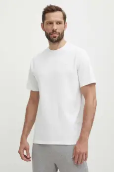 Puma tricou din bumbac barbati, culoarea bej, uni 624009 imagine