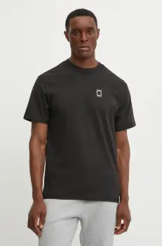 Puma tricou din bumbac barbati, culoarea negru, cu imprimeu, 630514 imagine