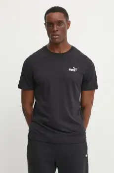 Puma tricou din bumbac barbati, culoarea negru, cu imprimeu, 682534 imagine