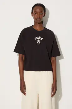 Puma tricou din bumbac Classics Play Paris Relaxed Tee femei, culoarea negru, 626808 imagine