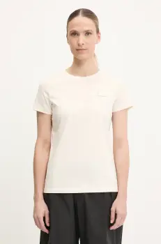 Puma tricou din bumbac culoarea bej, 685016 imagine