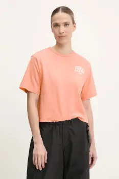 Puma tricou din bumbac culoarea roz, 685030 imagine