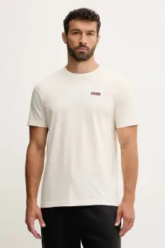 Puma tricou din bumbac culoarea turcoaz, cu imprimeu, 684717 imagine