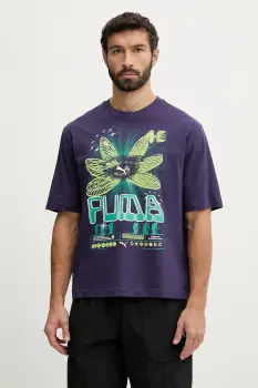 Puma tricou din bumbac GRAPHIC imagine