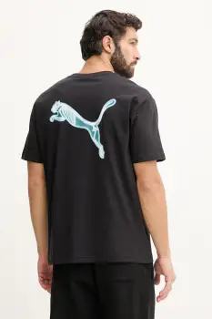 Puma tricou din bumbac GRAPHIC X-Ray imagine