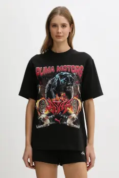 Puma tricou din bumbac PUMA x A$AP ROCKY culoarea negru, 636188 imagine