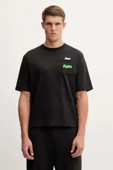 Puma tricou din bumbac PUMA x RIPNDIP culoarea negru, cu imprimeu, 633779 imagine