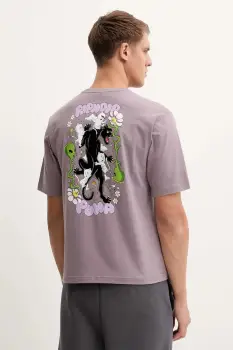 Puma tricou din bumbac PUMA x RIPNDIP culoarea violet, cu imprimeu, 632413 imagine