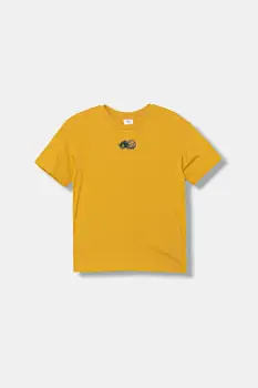 Puma tricou din bumbac PUMA X SONIC Relaxed Graphic Tee culoarea galben, cu imprimeu, 632381 imagine