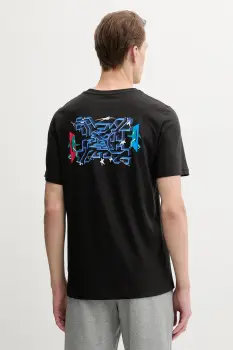 Puma tricou din bumbac PUMA x SQUID GAME culoarea negru, cu imprimeu, 630706 imagine