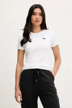 Puma tricou femei, culoarea alb, 629742 imagine
