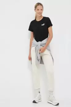 Puma tricou femei, culoarea negru imagine