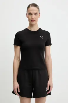 Puma tricou femei, culoarea negru, 629742 imagine