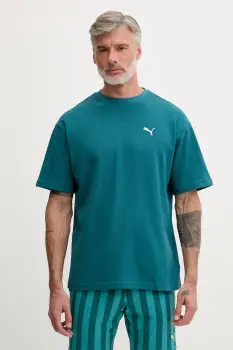 Puma tricou pentru barbati, cu bumbac Essential elevated imagine
