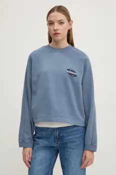 Quiksilver bluza Block Screen femei, cu imprimeu, EQYFT04993 imagine