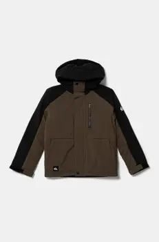 Quiksilver geaca de schi MISSION BLOCK JK culoarea maro, EQBTJ03180 imagine