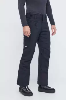 Quiksilver pantaloni Boundry barbati, culoarea negru imagine