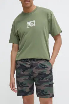 Quiksilver pantaloni scurti barbati, culoarea verde imagine