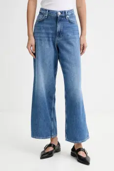 rag & bone blugi wide leg pentru femei imagine