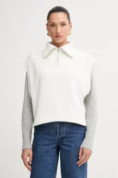 Rag & Bone hanorac fara maneci pentru femei, cu bumbac Terry imagine