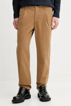 Rag & Bone pantaloni barbati, culoarea maro, drepti RX1925H7WCH imagine
